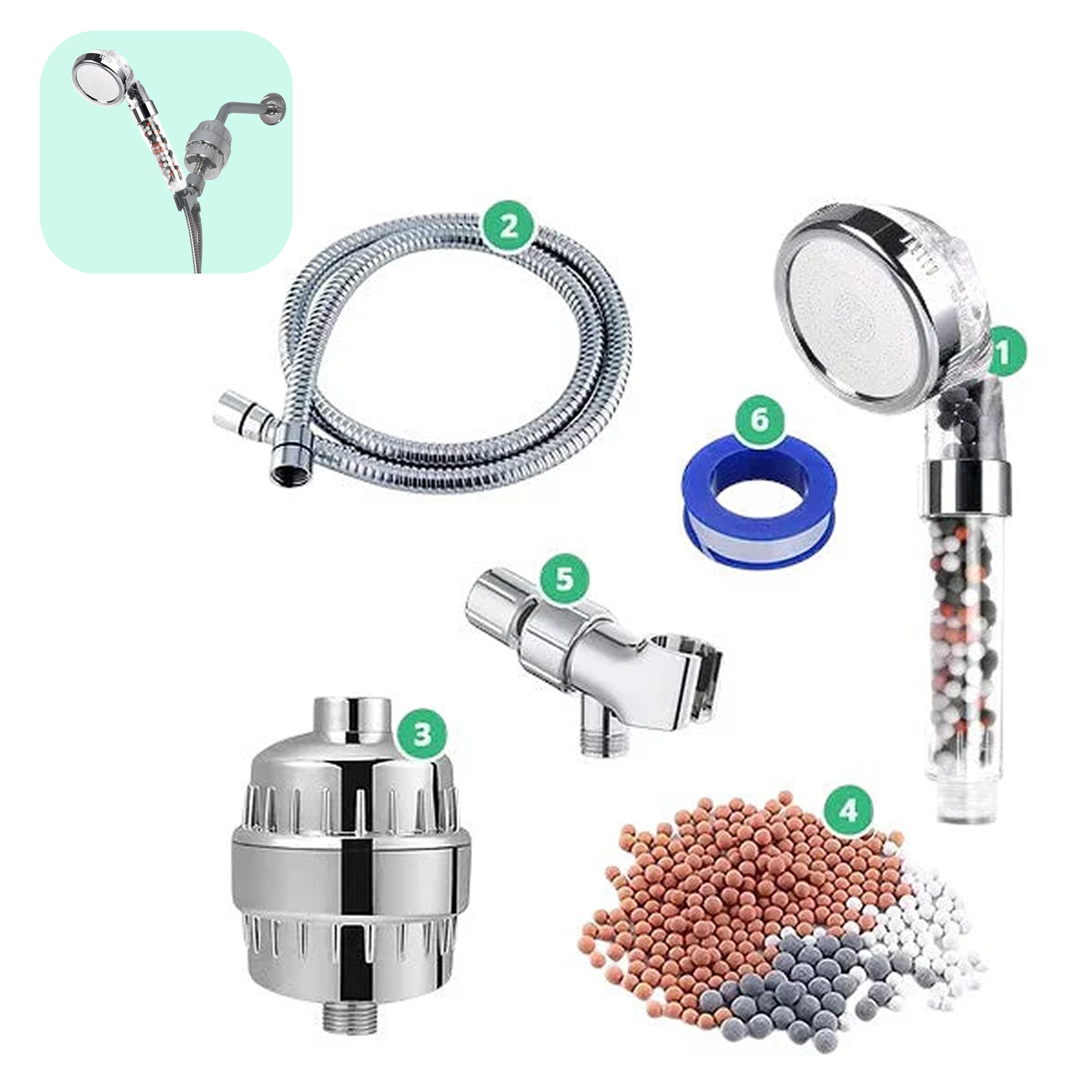 best shower filter for hard water