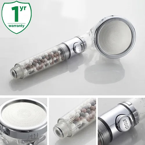 Pommeau de douche StoneStream EcoPower avec filtration par pierres minérales