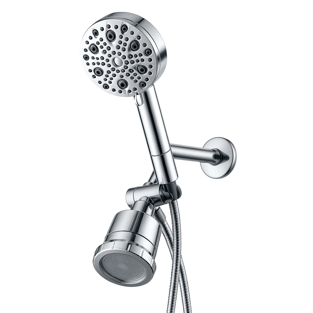 9-Mode Luxury Handheld &amp; Wall Combo Shower Head with Filtration Kit