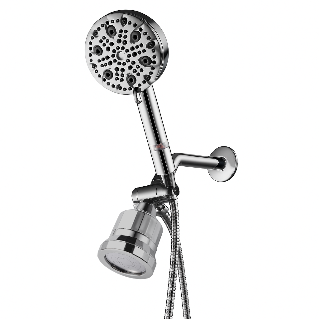 Ecolux 9 Mode High Pressure Shower Head (Filtered)