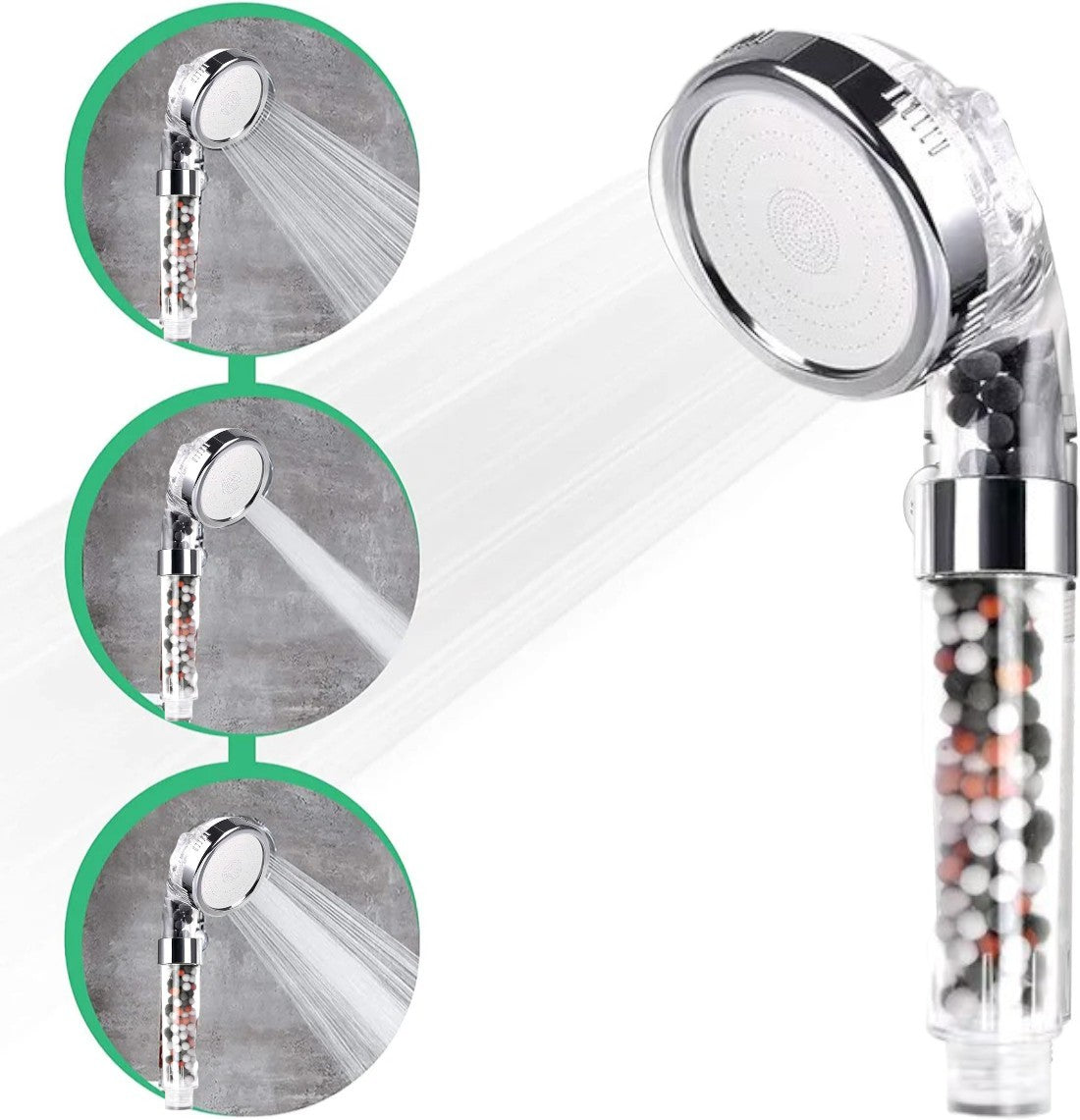 Electric Shower Compatible Filtered Ionic Ecopower Shower head